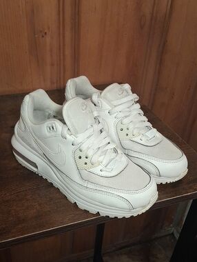 Nike Air Max Kids White/Off-White Athletic Sneakers